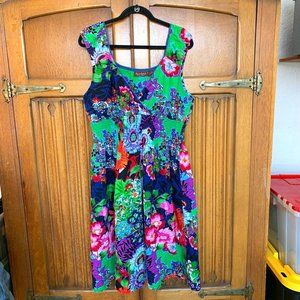 Speed Control  Sundress 2x Floral Print